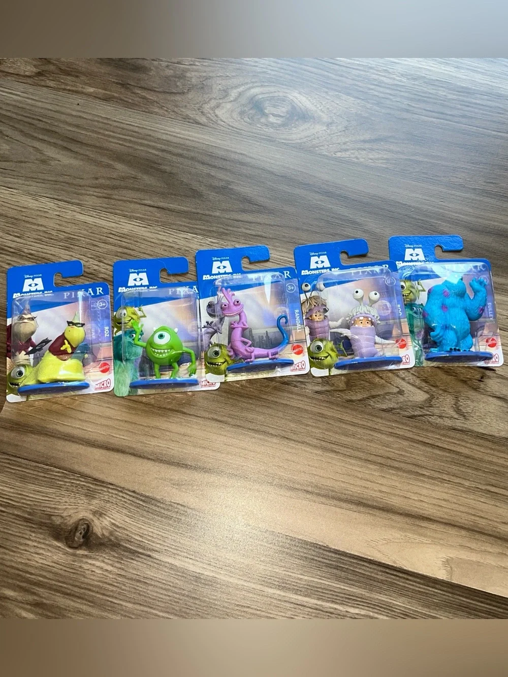Disney Pixar Monsters Inc Mattel Micro Collection Figures Bundle Lot Of 5